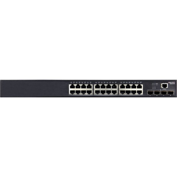 ECS4120-28T - 24 port 10/100/1000T + 4 port 10G SFP+ Uplink L2+ Yönetilebilir Switch