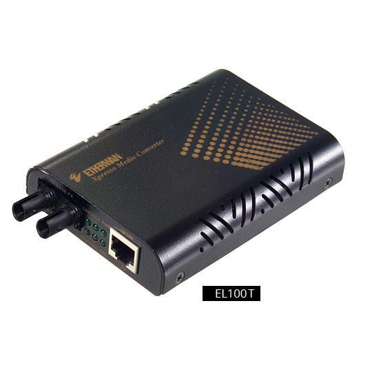 EL100C-20 - 10/100BASE-TX - 100BASE-FX SM (SC) Media Converter